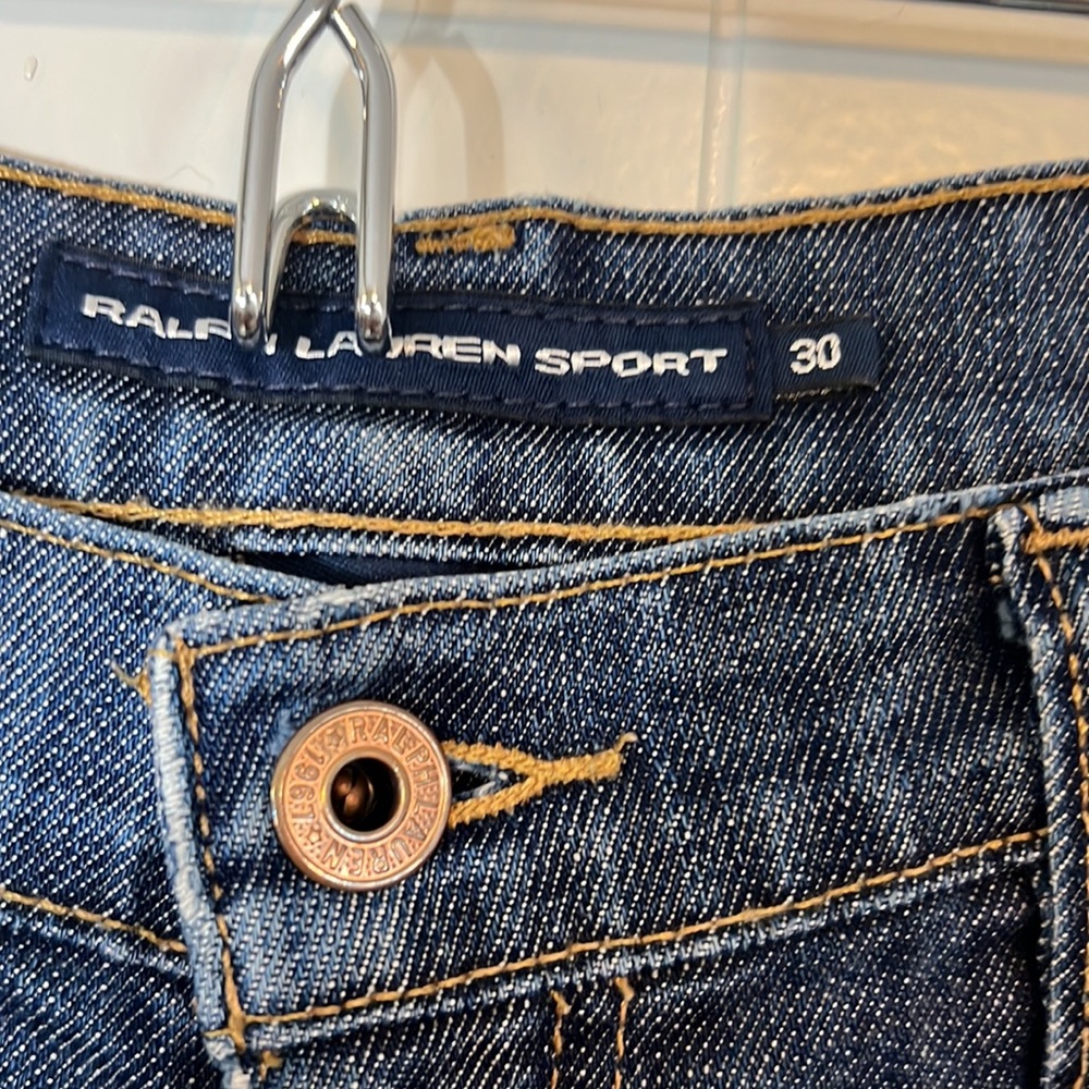 Ralph Lauren Sport denim jean shorts - Picture 8 of 9